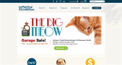 Desktop Screenshot of meowfoundation.com